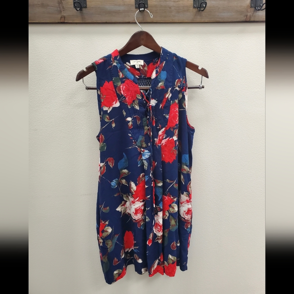 Umgee navy and floral sundress - Picture 3 of 6